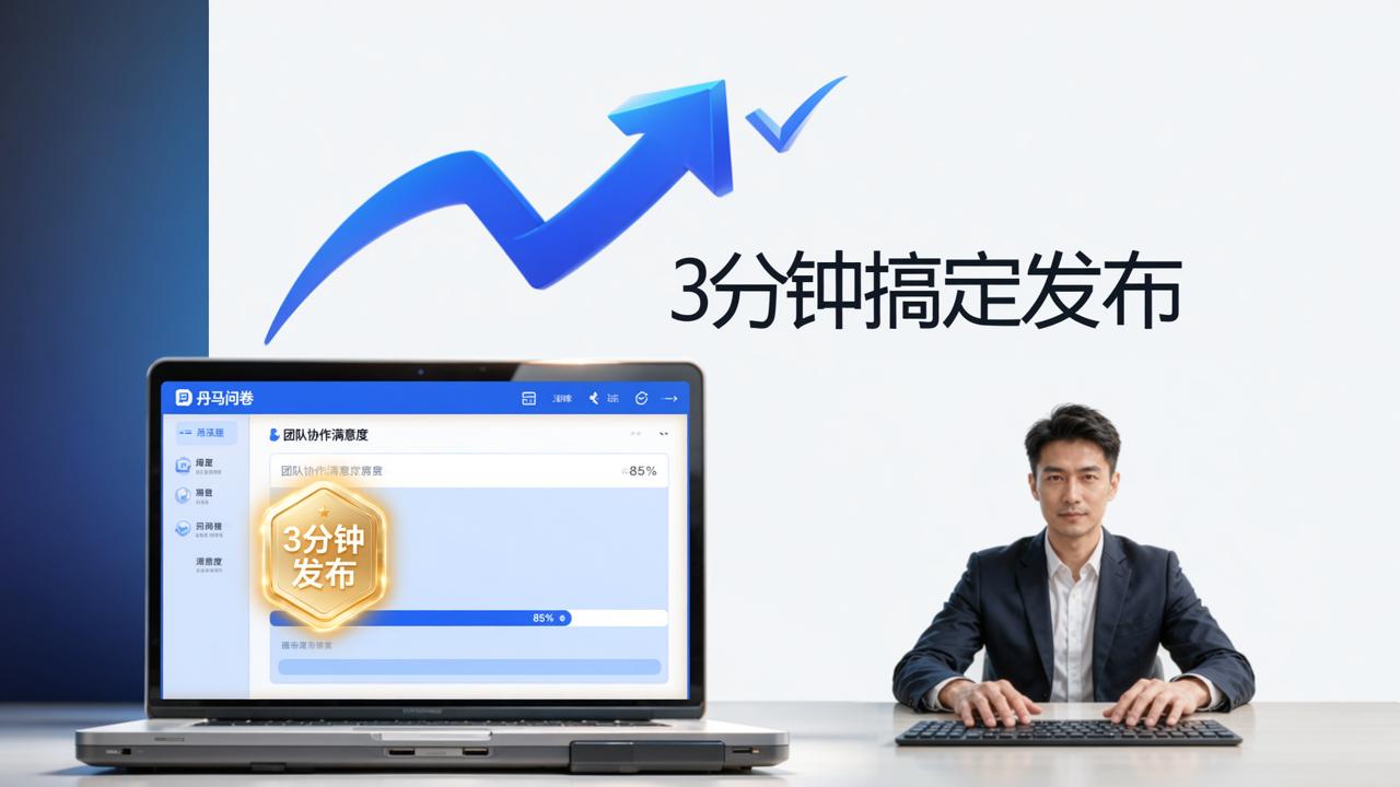 职场调查每次统计2小时？丹马问卷3分钟搞定发布