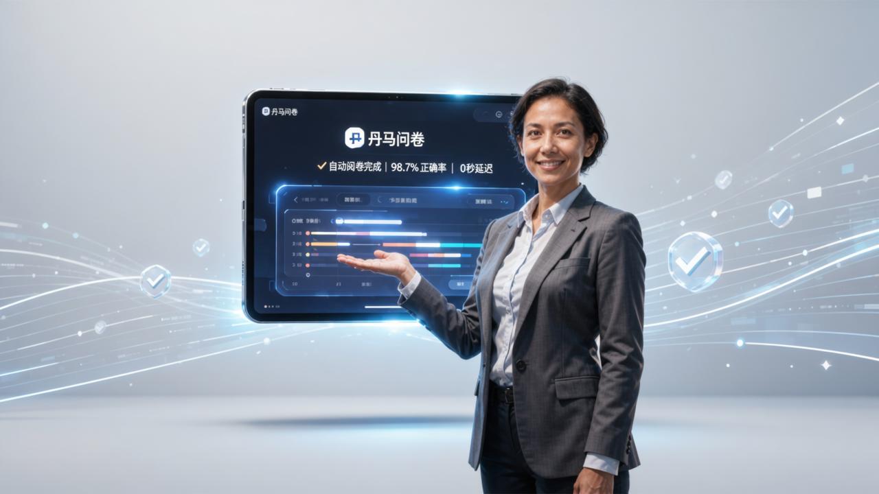 在线考试怎么自动阅卷？丹马问卷扫码即填秒出成绩零人工